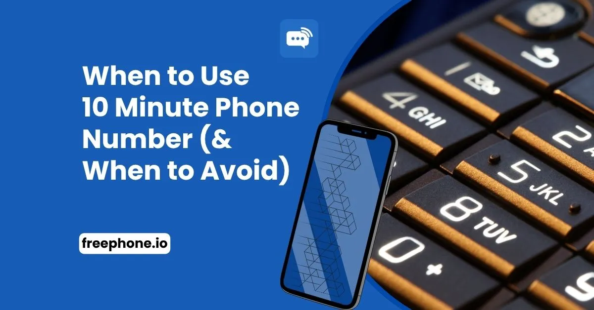 When to Use 10 Minute Phone Number (& When to Avoid) Feature Image